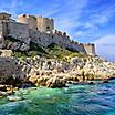 The Chateau d'If off the coast of Marseille, France