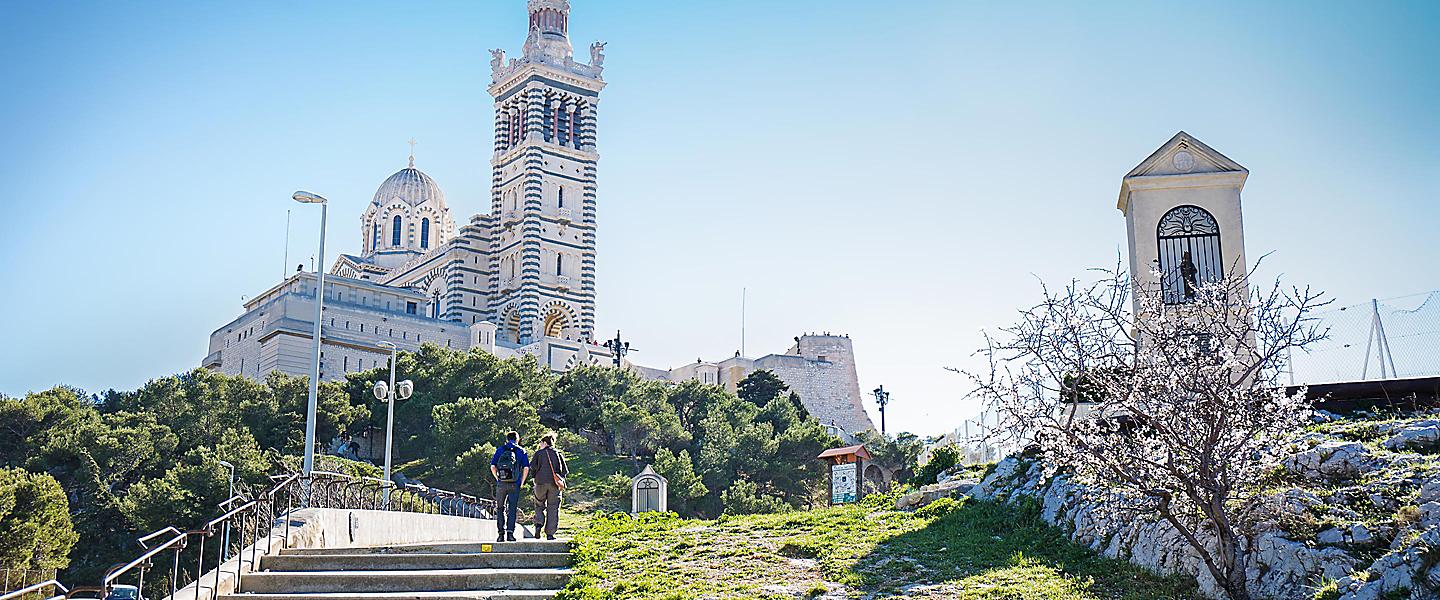 Provence (Marseille), France, Notre Dame de la Garde Basilica Close Up
