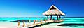 Tiki Hut Over Water Beach, Punta Cana, Dominican Republic