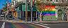 San Francisco, California Castro District Rainbow Crosswalk