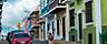 San Juan, Puerto Rico, Colorful architecture road