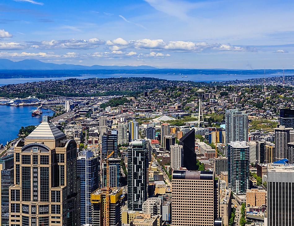 Seattle, Washington Aerial View