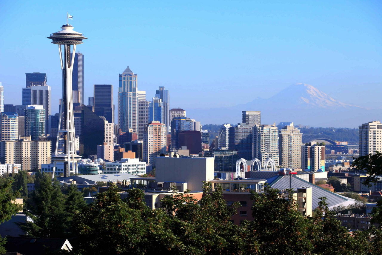 The Needle City Views , Seattle, Washington 