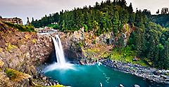 A view of Snoqualmie Falls.