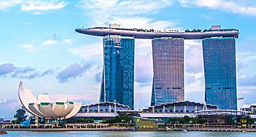 Marina Bay Sands hotel in Singapore