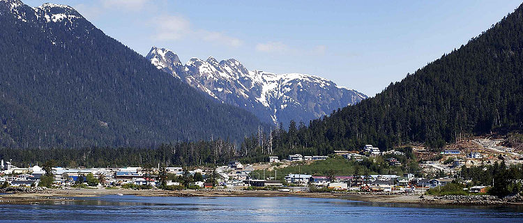 Coastal Town Seascape Views, Sitka, Alaska
