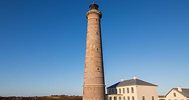The Skagen lighthouse in Skagen, Denmark