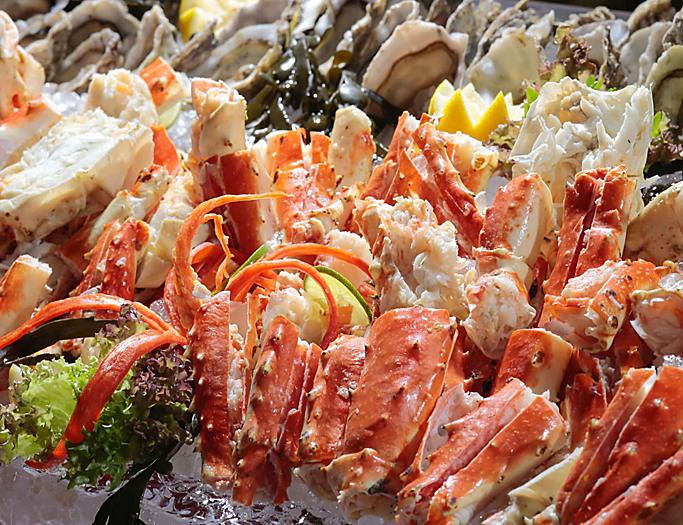 Skagway Alaska Cuisine Crab Legs Seafood Shellfish
