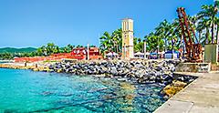 Colorful and paradisaical Frederiksted, the heart of St. Croix