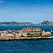 View of Castle Cornet in Saint Peter Port, Channel Islands