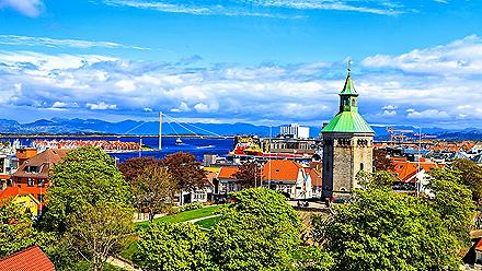 City view of Stavanger, Norway