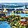 Stockholm, Sweden, Aerial panoramic view