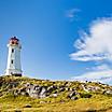 The Louisbourg Lighthouse during a beautiful day