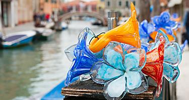 Glass art in Murano, Italy