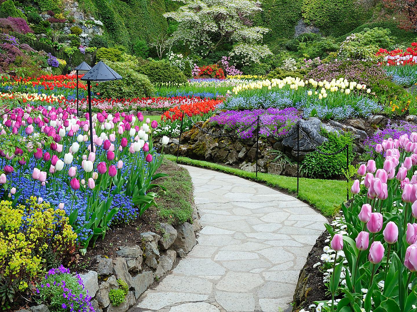 Garden City Flowers Butchart Gardens, Victoria, British Columbia