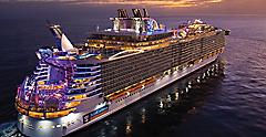 Oasis of the Seas - Aerials offshore Fort Lauderdale