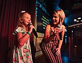 Oasis of the Seas Spotlight Karaoke Mom and Daughter Stage Singing