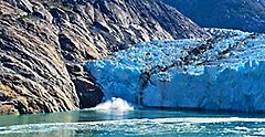 Alaska Endicott Arm Dawes Glacier Landscape View