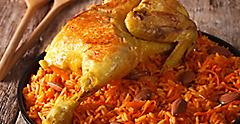 Arabic Traditional Chicken and Rice Dish