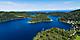 Croatia Mljet Island Aerial 