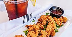 Deep Fried Pieces of Alligator Meat, Florida