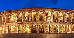 Ancient amphitheater Arena di Verona. Italy.