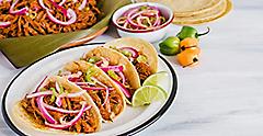 Mayan cuisine tacos from Yucatan Mexico