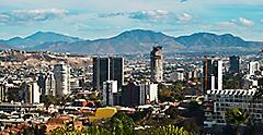 The Skyline of Tijuana City in Baja California Peninsula, Mexico