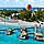 Coco Beach Club Floating Cabanas Aerial, Perfect Day at Coco Cay