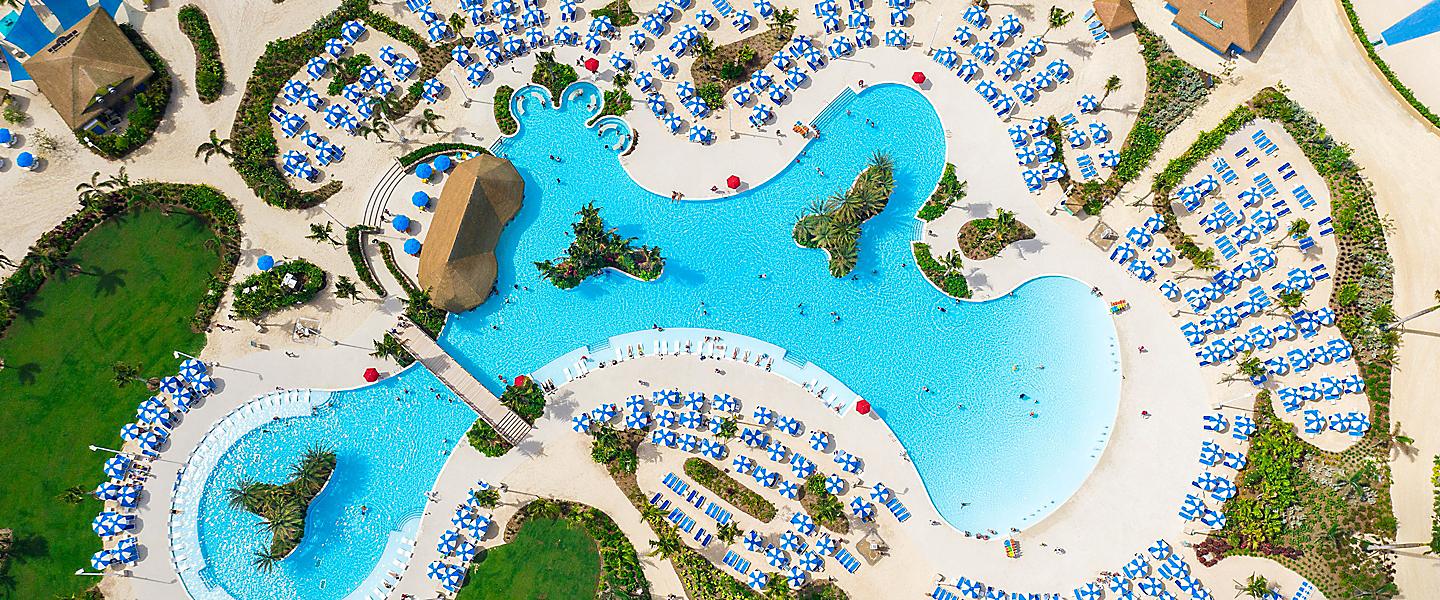 Perfect Day Coco Cay Oasis Lagoon Aerial
