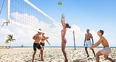 Perfect Day Coco Cay South Beach Volleyball Friends