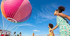 Perfect Day Coco Cay Up Up and Away Kids  Entering Helium Balloon