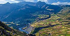 Landscape view of Colca Canyon. South America