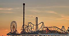Be sure to catch a sunset over Galveston Island.