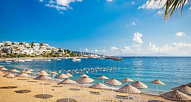There are few more relaxing places in Turkey than Bodrum Beach. 