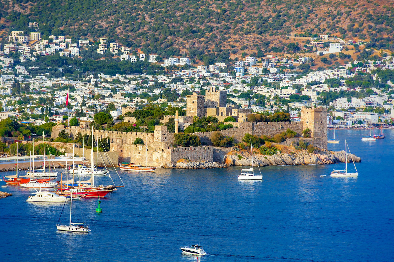 The only thing better than Bodrum Castle's architecture is its Aegean views. 