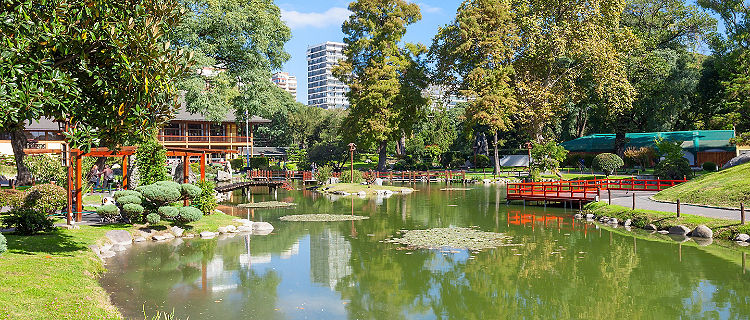 A Japanese garden in Buenos Aires, Argentina