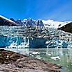 Pia Glacier in the Chilean Fjords