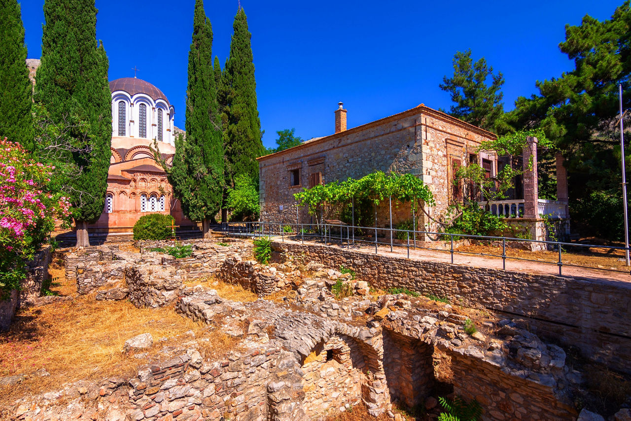 The Nea Moni Monastery in Chios, Greece