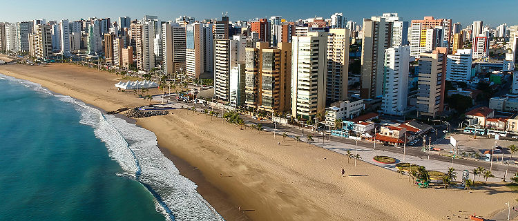 The beaches in Fortaleza are legendary. 
