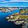 Aerial View of the Harbor Town, Haugesund, Norway