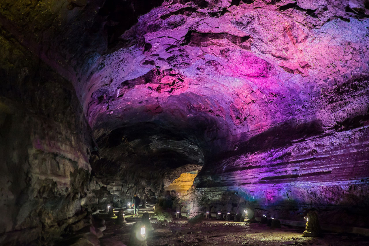 Jeju Island boasts a UNESCO-recognized lave tube cave system.