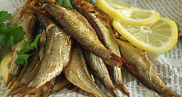 Kieler Sprotte, a kind of smoked fish, is the iconic snack of Kiel, Germany. 