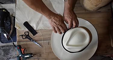 Panama hat made in Ecuador