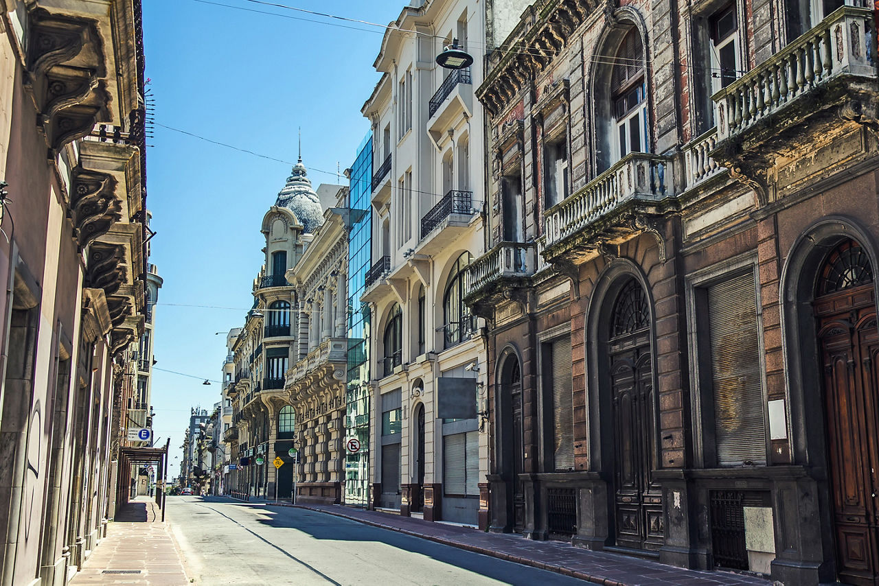 Traditional Homes in Montevideo, Uruguay