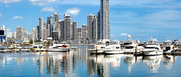 Luxury Yachts with Skyscrapers