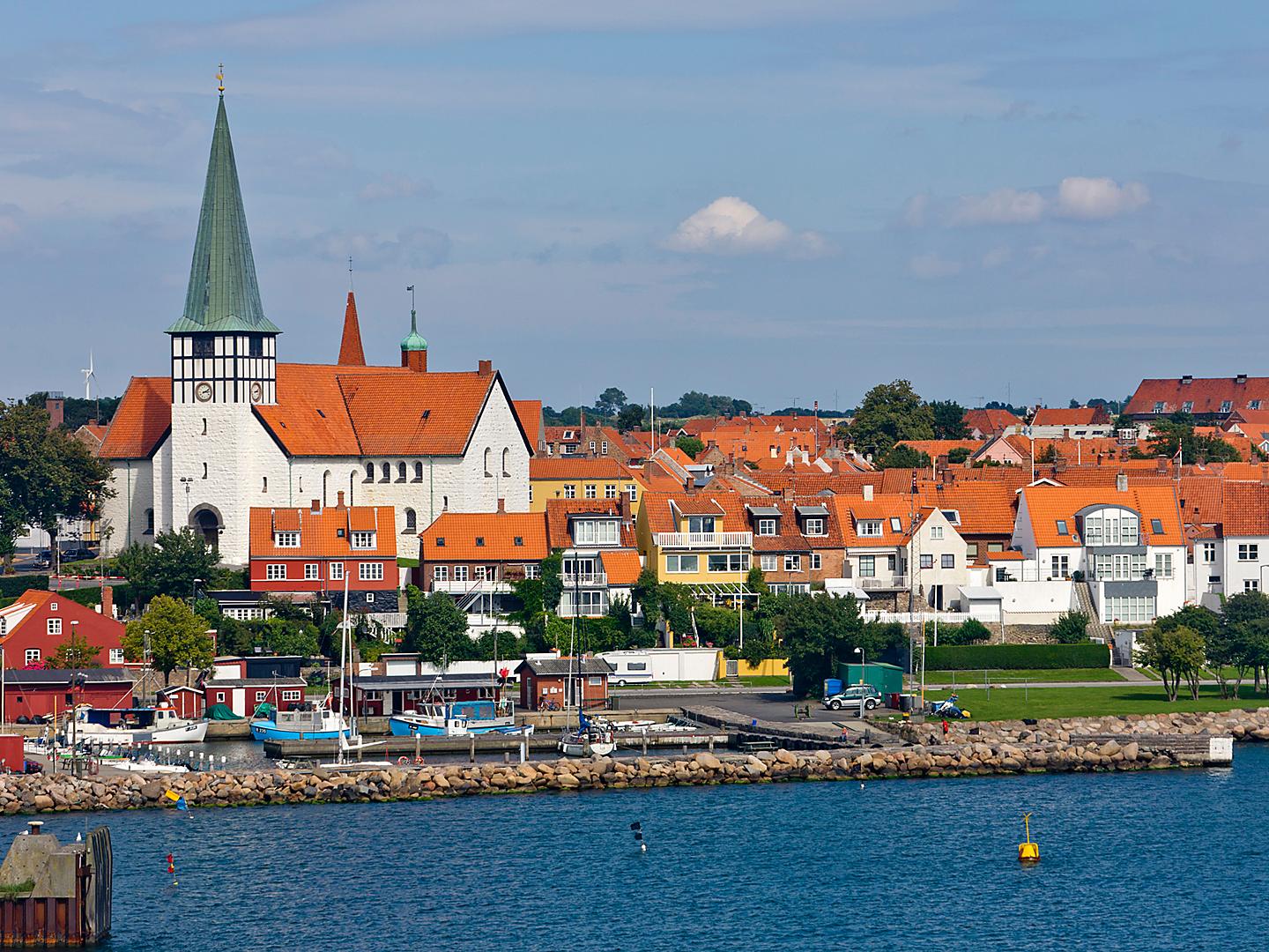 View to Ronne, Bornholm Island, Denmark