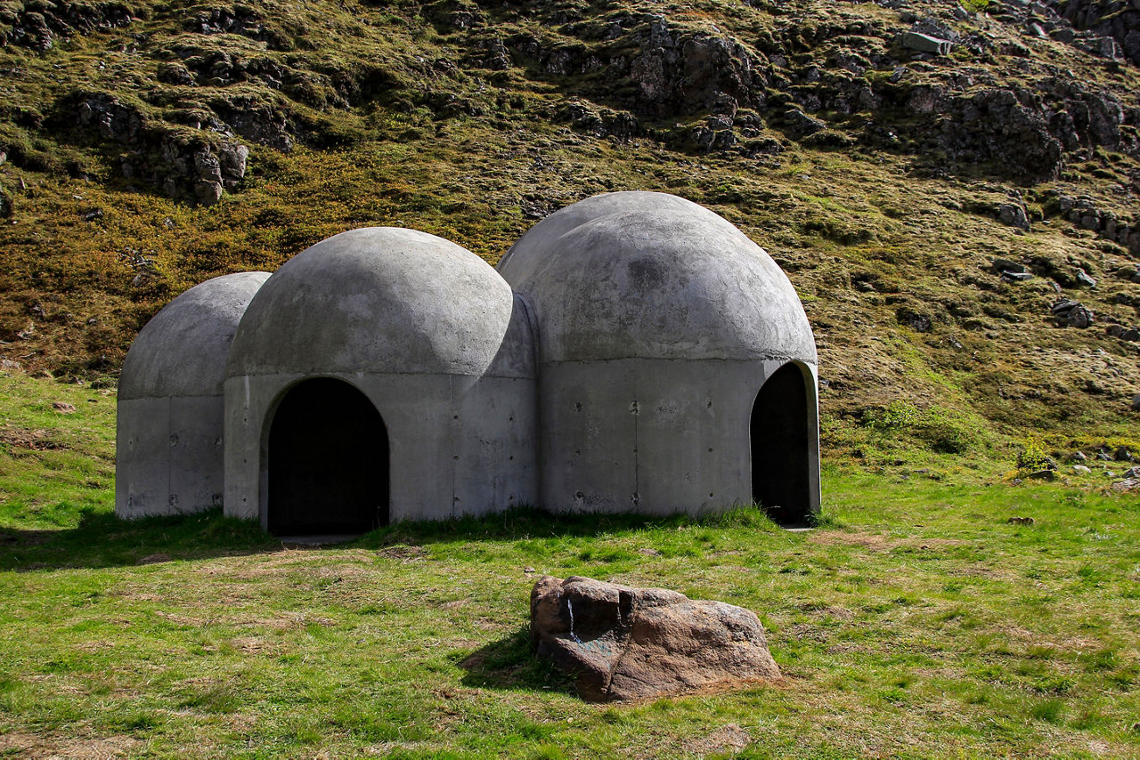 See the peculiar shapes of Tvísöngur in Iceland. 