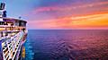 sunset cruise deck sailing