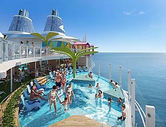 Icon of the Seas Cove Pool Deck 